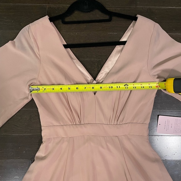 NWT BHLDN Doria Dress in whipped apricot. - Picture 9 of 11